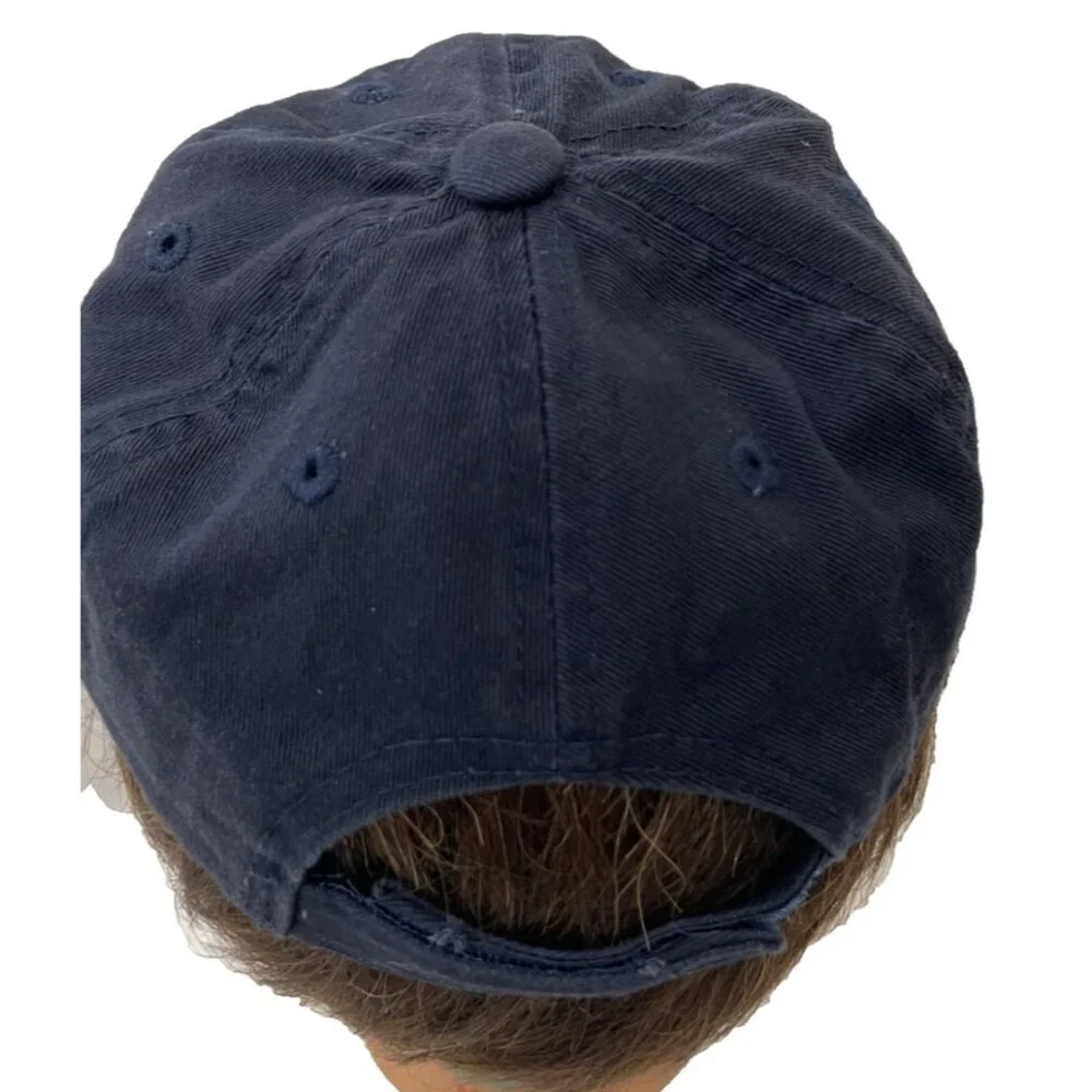 Navy Pier Chicago Embroidered Logo Hat Cap Elidan Kid's Size Fit Blue